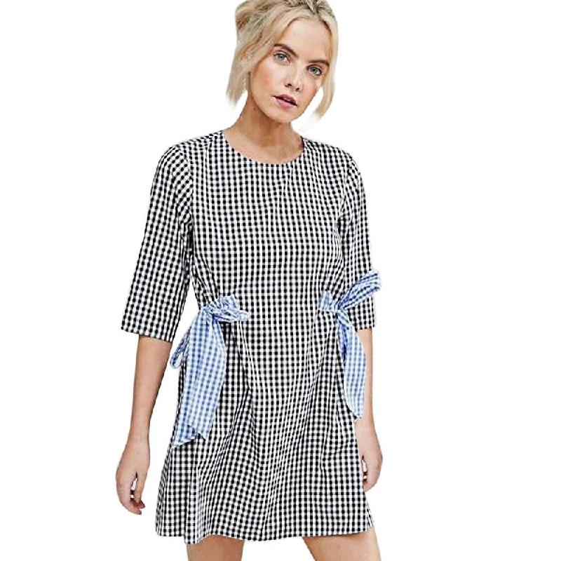 Fashion New Arrival Autumn Dress Women Sexy Half Sleeve Plaid O Neck Black Party Desses Loose Mini Dress vestidos Comfortable Ruffle Mini Dress Fashion New Arrival Autumn Dress Women Sexy Half Sleeve Plaid O Neck Black Party Desses Loose Mini Dress vestidos Comfortable Ruffle Mini Dress