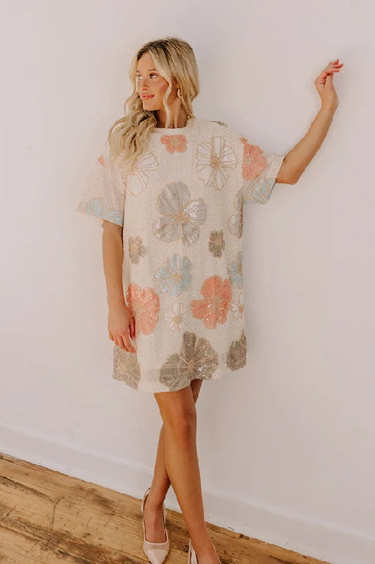 Pair With A Smile Sequin Mini Dress Trendy Tie-Dye Mini Dress