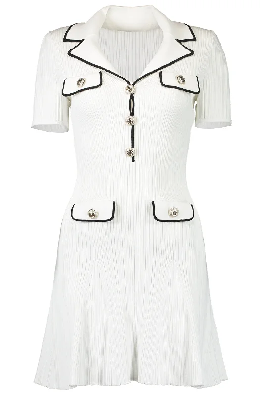 Short Sleeve Ribbed Mini Dress Cozy Wraparound Mini Dress