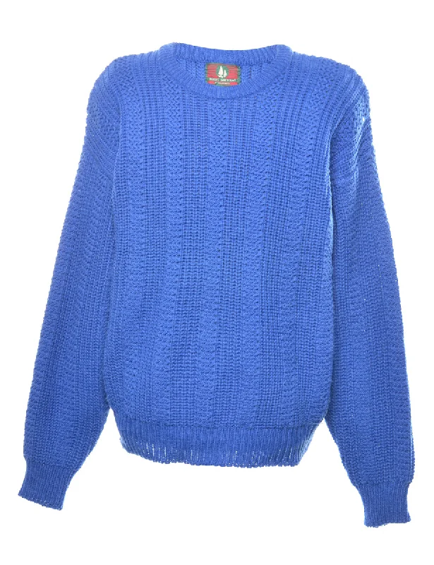 High Sierra Cable Knit Jumper - XL Elasticated Padded Insulated