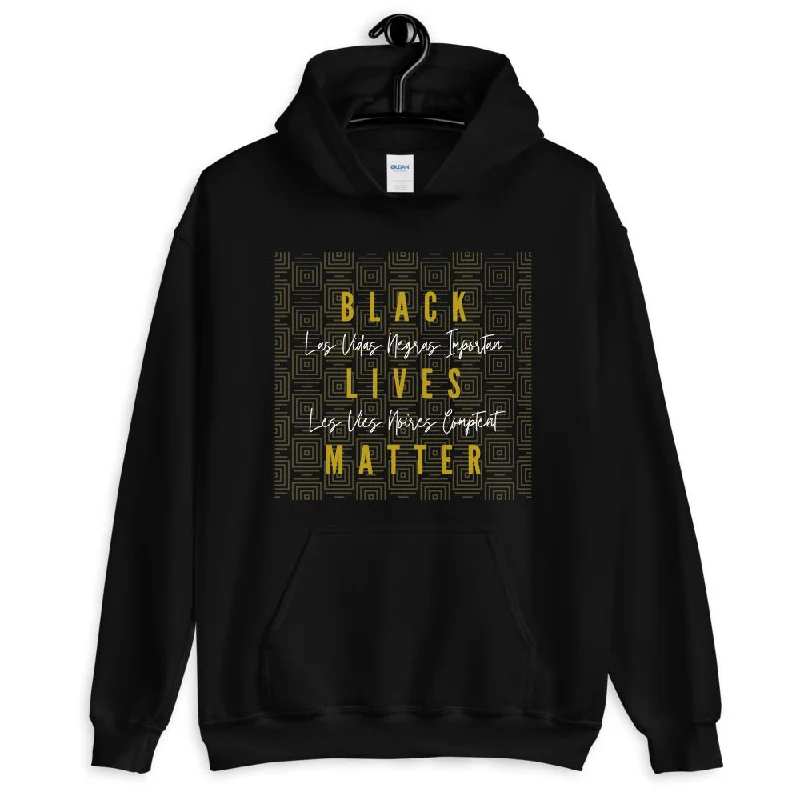 Black Lives Matter Unisex Hoodie Hoodie with Strings Custom Fit Adjustable