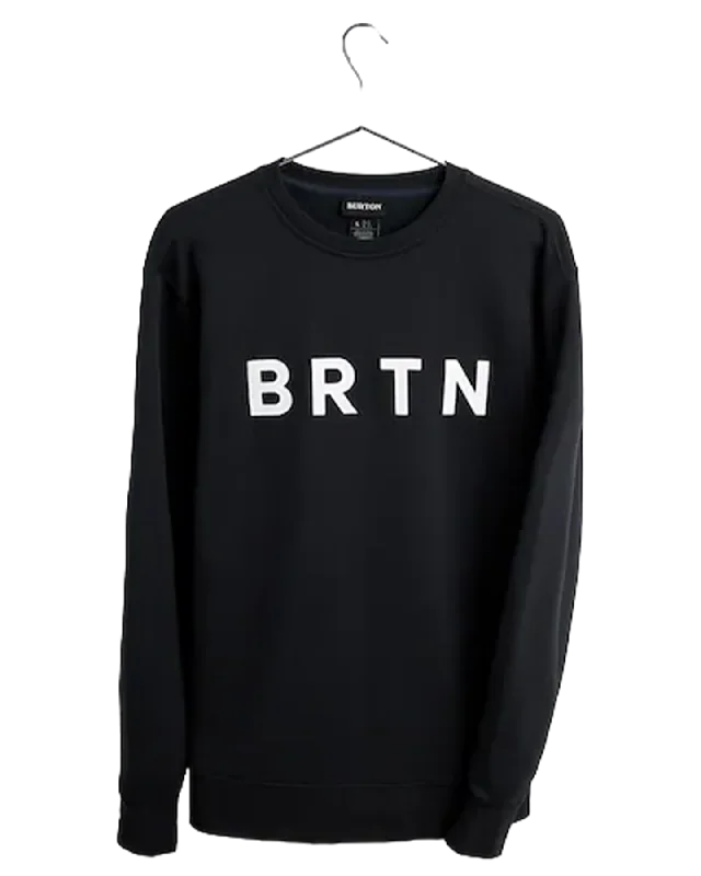 Burton Brtn Crewneck Sweatshirt - True Black Oversized Hoodie Comfort Casual