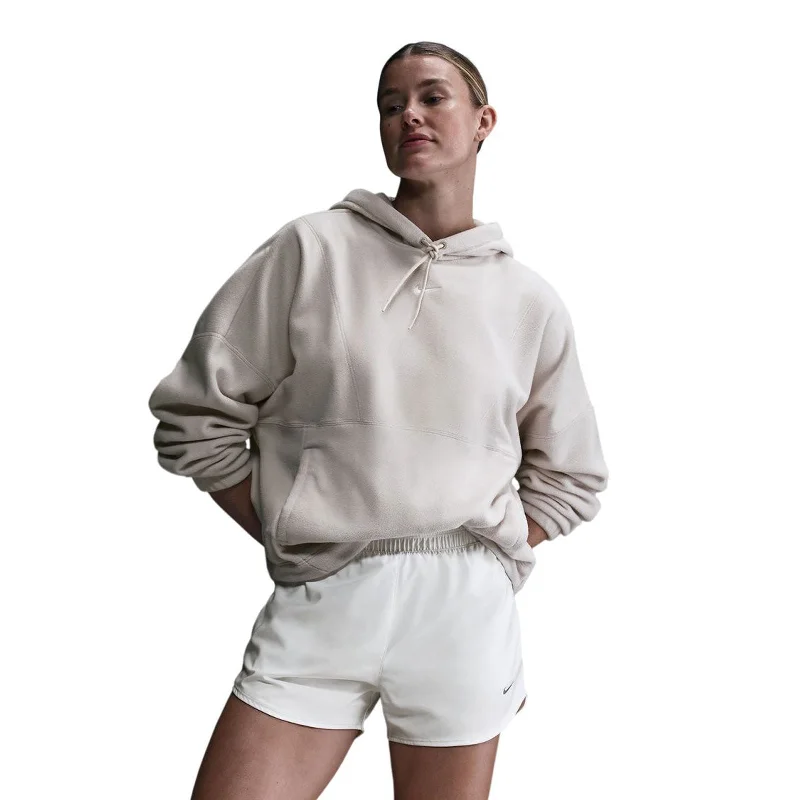 Nike One Women's Oversized Therma-FIT Pullover Fleece Hoodie Hoodie with Hood Adjustable Protection