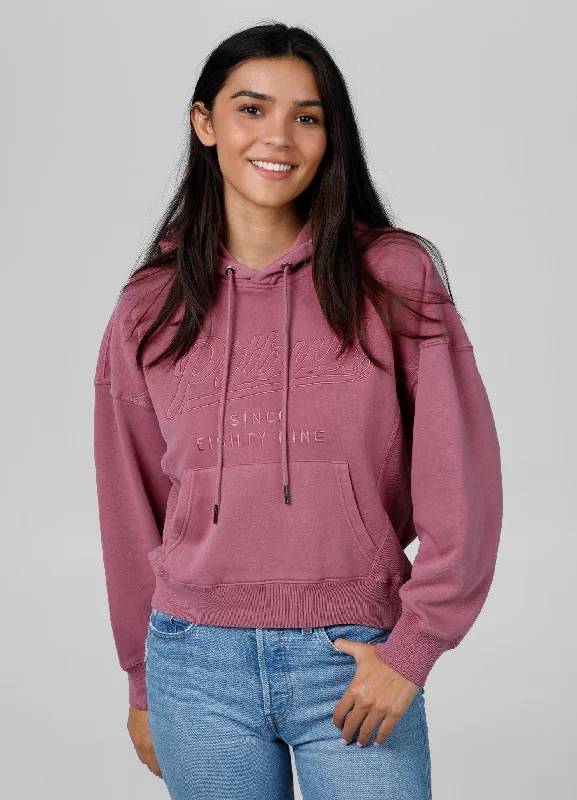 Women's hoodie Washed Manzanita II Hoodie with Button Placket Classic Preppy