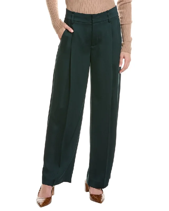 Vince Wide Leg Pant Chic Checkered Pants