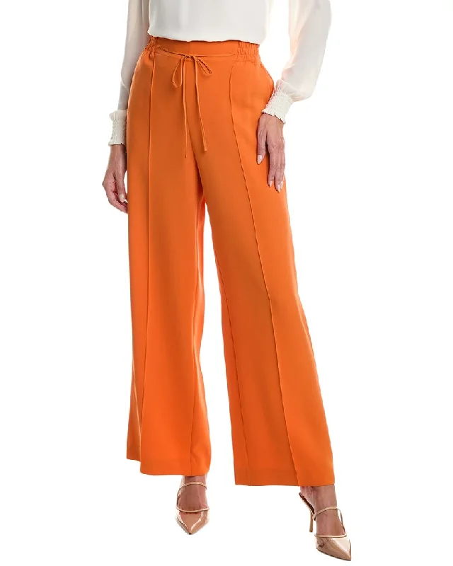 Oscar De La Renta Silk-Blend Pant Cozy Lounge Pants