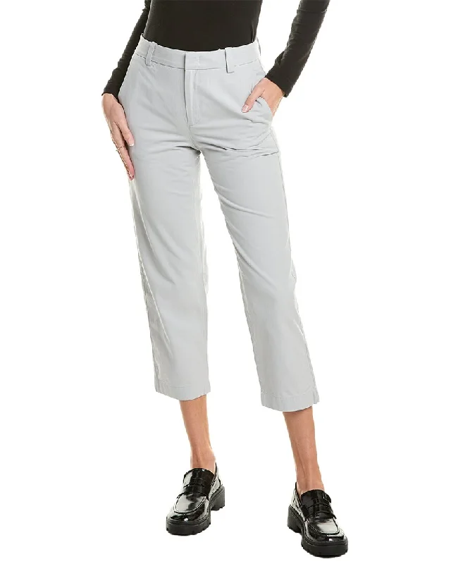 Vince Mid Rise Washed Crop Pant High-Waist Jeans