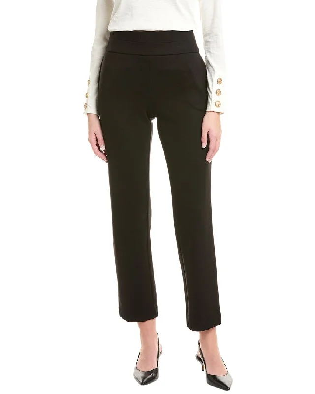 Jones New York High Double Wide Waist Pant Wide-Legged Palazzos