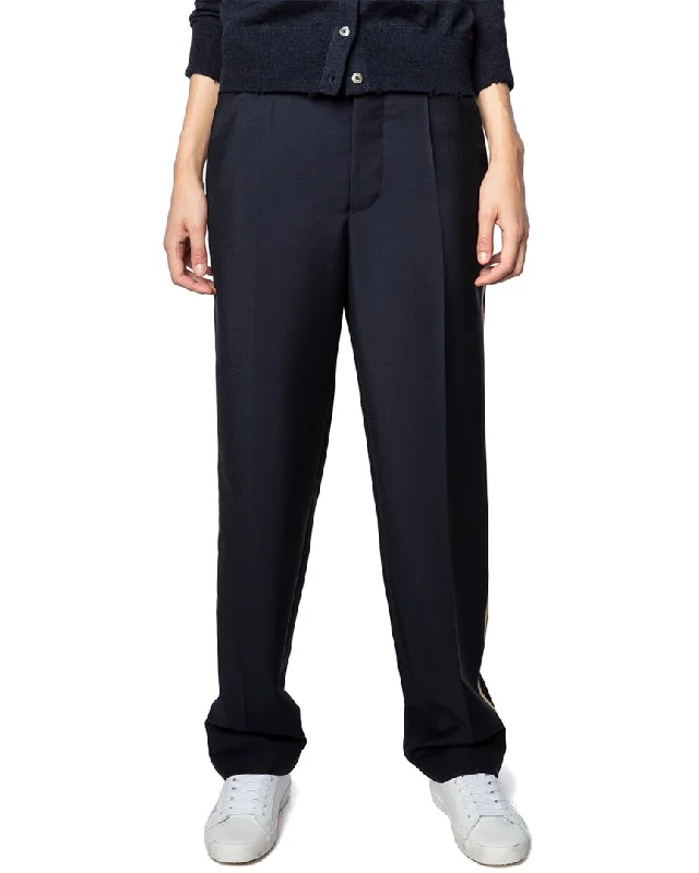 Zadig & Voltaire Peter Wool Pant Chic Checkered Pants