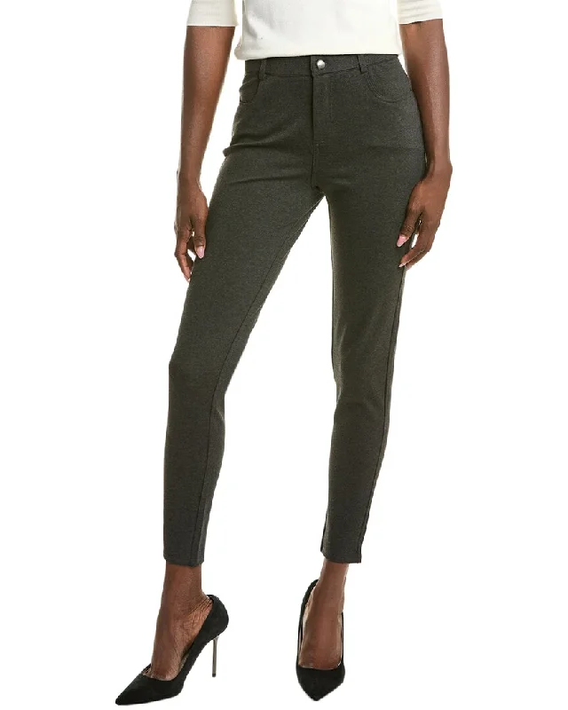 T Tahari Ponte Fly Pant Formal Slim Pants