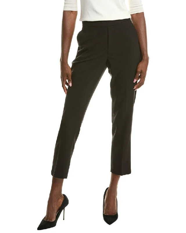 T Tahari Pull-On Tapered Pant Stylish Elastic Waist Pants