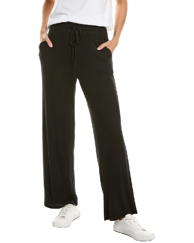 Bobeau Cozy Straight Leg Pant Chic Checkered Pants