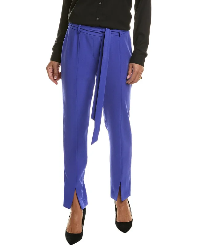 Elie Tahari Slim Sash Pant Classic Cropped Pants