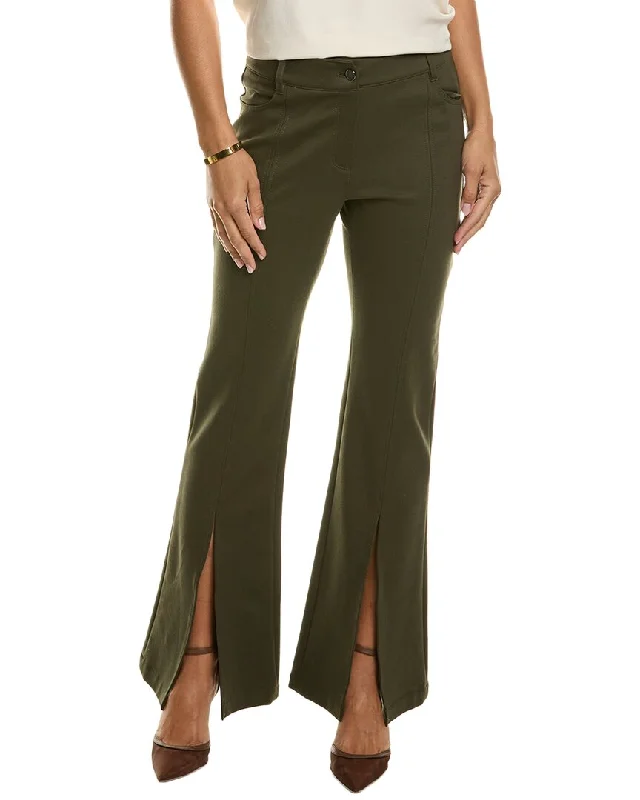 Elie Tahari Slit Front Pant High-Waist Jogger Pants