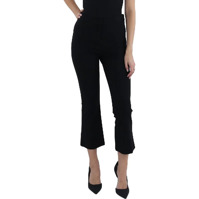 Womens Mid Rise Stretch Ankle Pants Formal Dress Pants