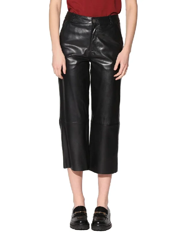 Walter Baker Venice Leather Pant Elegant Wool Trousers