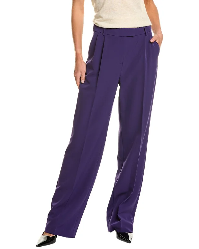 Bcbgmaxazria Pleated Straight Leg Pant Formal Dress Pants