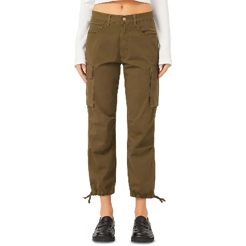 Womens Jogger Pockets Cargo Pants Classic Straight-Leg Pants