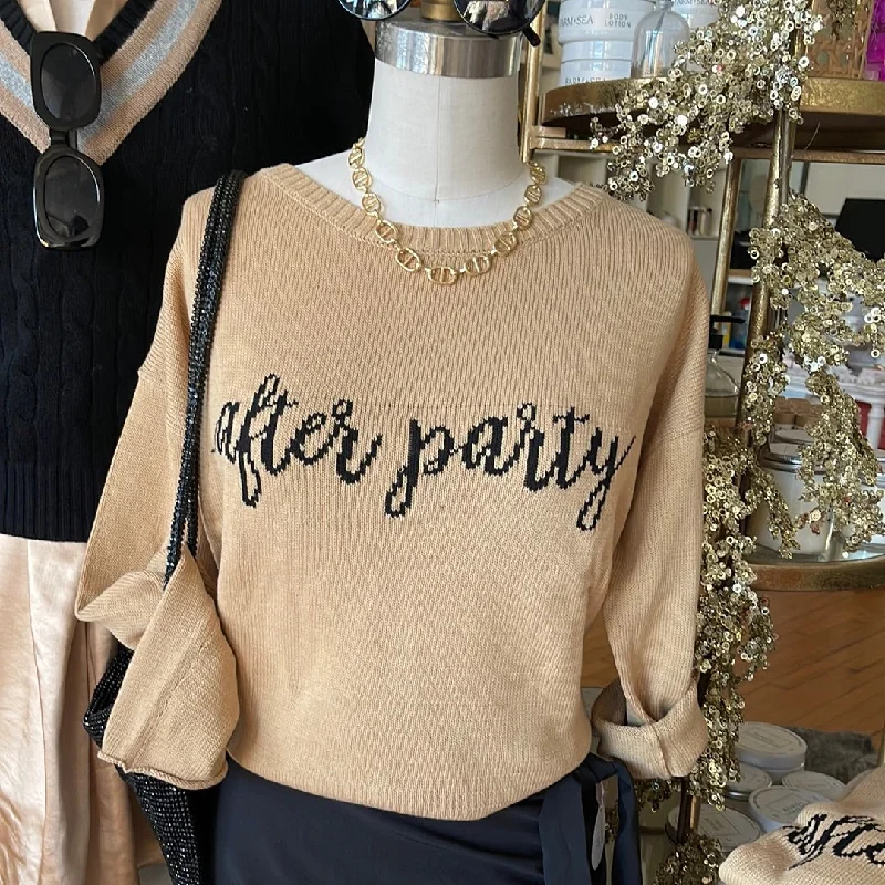 After Party 100% Cotton Sweater (Holiday Special - Limited Edition) Fleece Sweater Nylon Polyester After Party 100% Cotton Sweater (Holiday Special - Limited Edition) Fleece Sweater Nylon Polyester