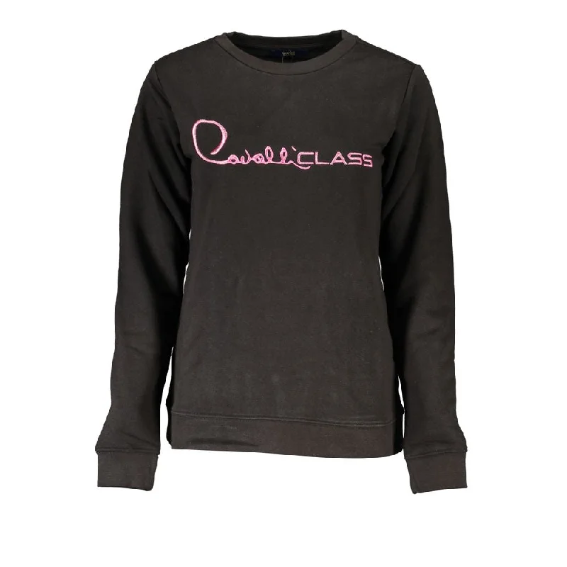Black Cotton Sweater Oversized Loose Flowy