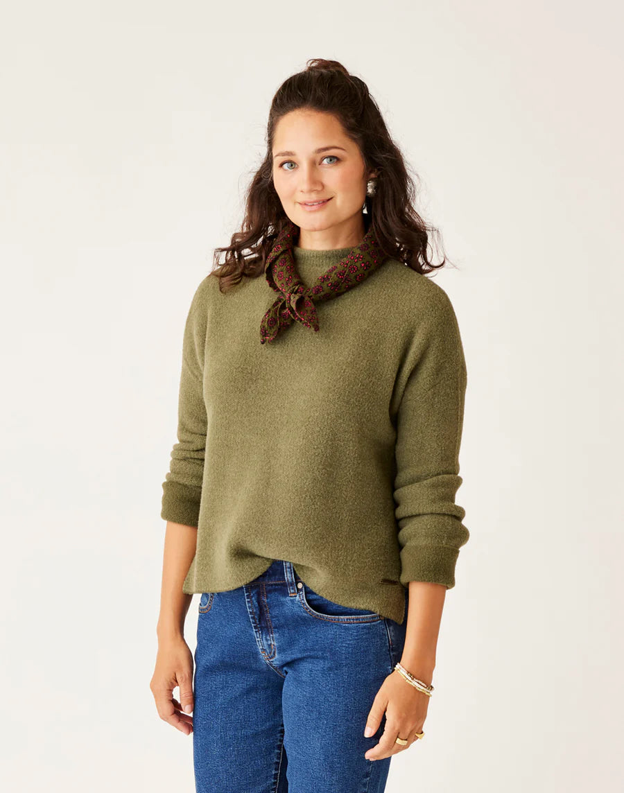 Carve Designs Olivia Plush Sweater Bright Pastel Dark