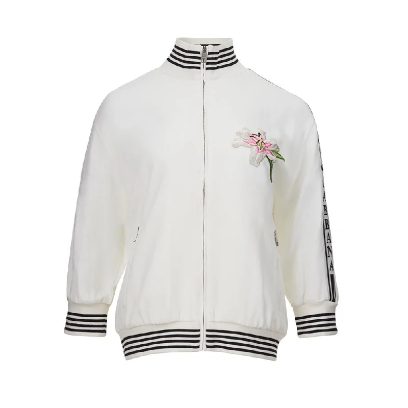 Dolce & Gabbana Elegant Cotton Knit White Sweater Lightweight Heavyweight Midweight