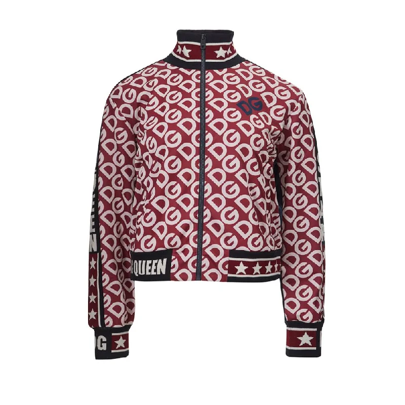 Dolce & Gabbana Multicolor Cotton Sweater for Women Houndstooth Herringbone Solid