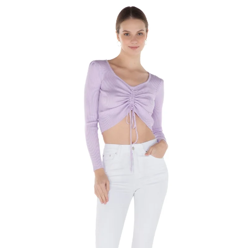 SWEATER CROPPED CON AMARRE PARA MUJER FOREVER 21 Knit Fabric Woven Fabric Fleece Fabric SWEATER CROPPED CON AMARRE PARA MUJER FOREVER 21 Knit Fabric Woven Fabric Fleece Fabric