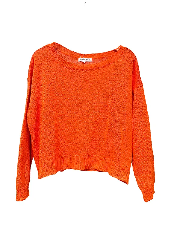 Mandarina Sweater Cable Knit Ribbed Knit Lace Knit