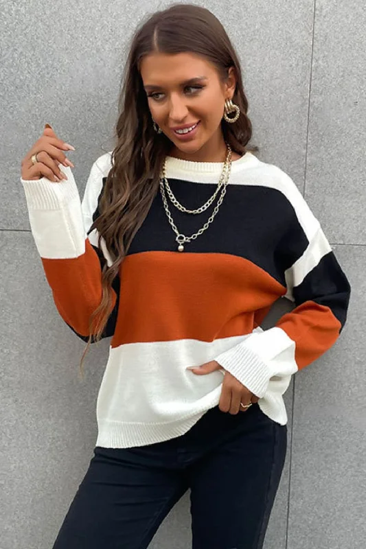Longing For Fall Color Block Sweater in 4 Colors Chenille Fabric Brocade Fabric Lace Fabric Longing For Fall Color Block Sweater in 4 Colors Chenille Fabric Brocade Fabric Lace Fabric