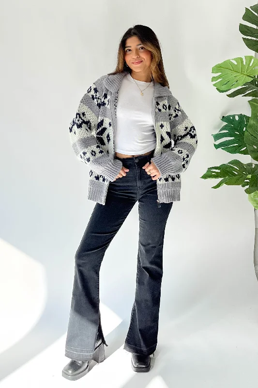 Tahoe Zip Up Sweater Velvet Chenille Corduroy