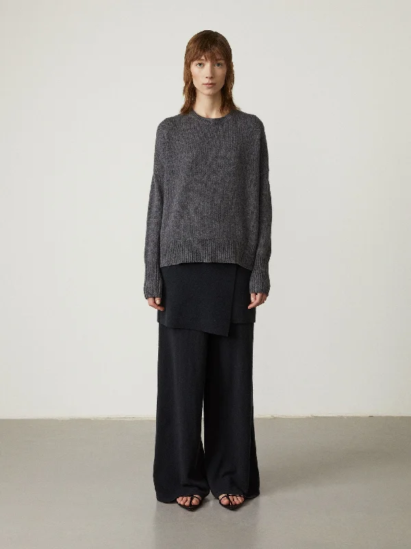 The Mila Sweater Welt Pockets Slit Pockets Flap Pockets