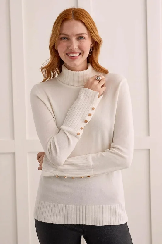 Tribal Turtleneck Sweater Anti-Pilling Anti-Shrink Durable
