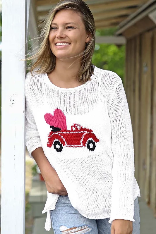 Wooden Ships Love Bug Crew Cotton Sweater Breaker White Open Front Closed Front Wrap Front Wooden Ships Love Bug Crew Cotton Sweater Breaker White Open Front Closed Front Wrap Front