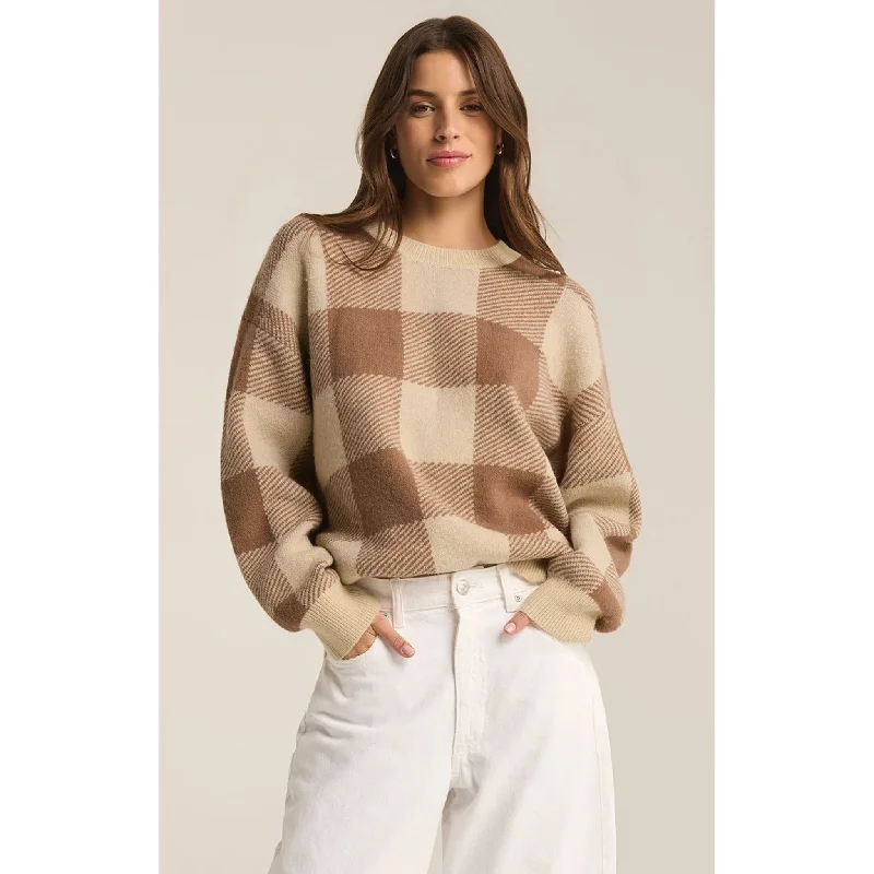 Z Supply Check You Later Sweater in Campfire Faux Fur Fabric Real Fur Fabric Shearling Fabric Z Supply Check You Later Sweater in Campfire Faux Fur Fabric Real Fur Fabric Shearling Fabric