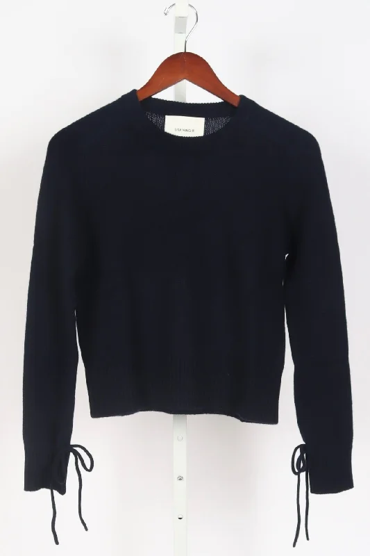 Zora Sweater - Navy Slim Fit Regular Fit Oversized