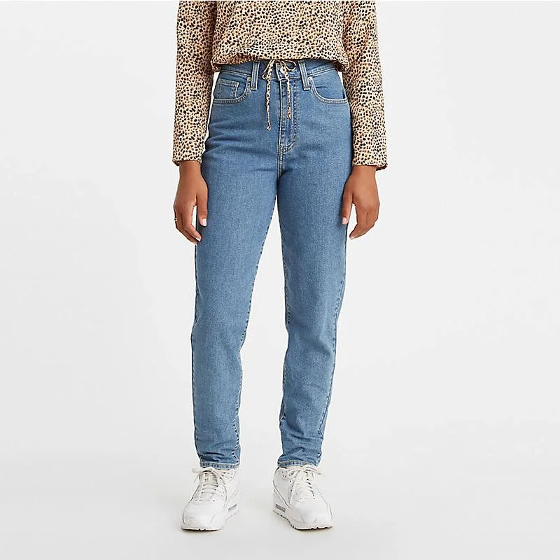 Levi's High Waisted Mom Jean - FYI Comfortable Folded Hem Jeans