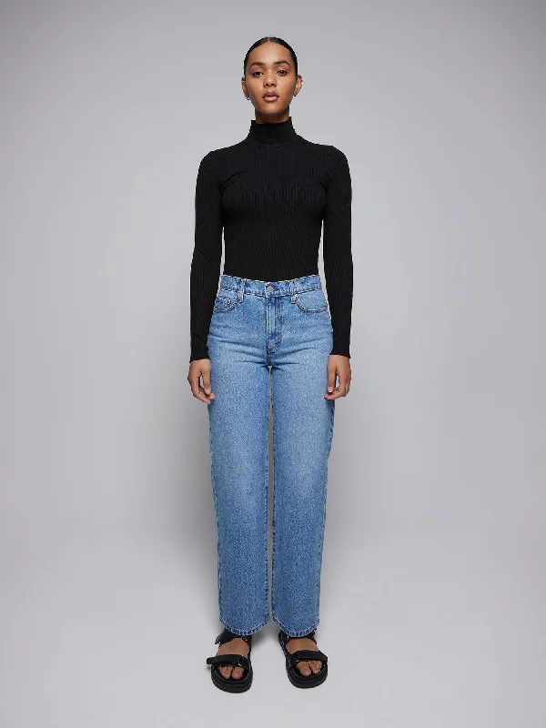 Lou Jean Forever Comfortable Faded High-Rise Jeans