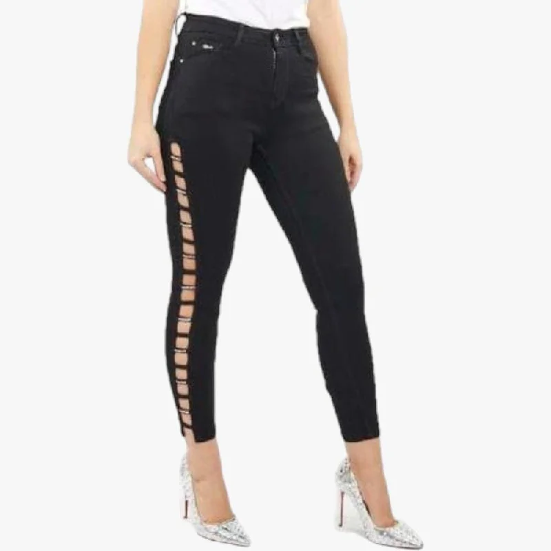 Miss Black Max Ladies Jean Black Stylish Slim Fit Denim