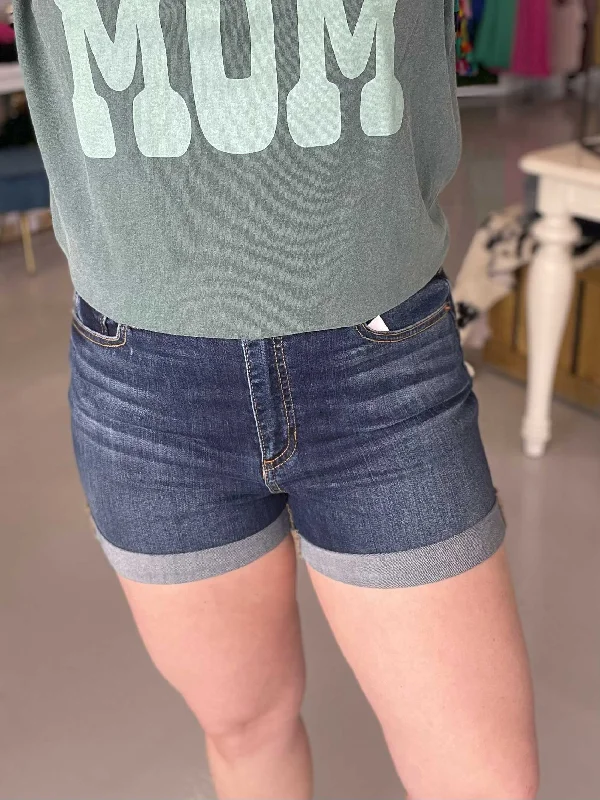 Oh So Classic High Rise Jean Shorts Stylish High-Waisted Denim