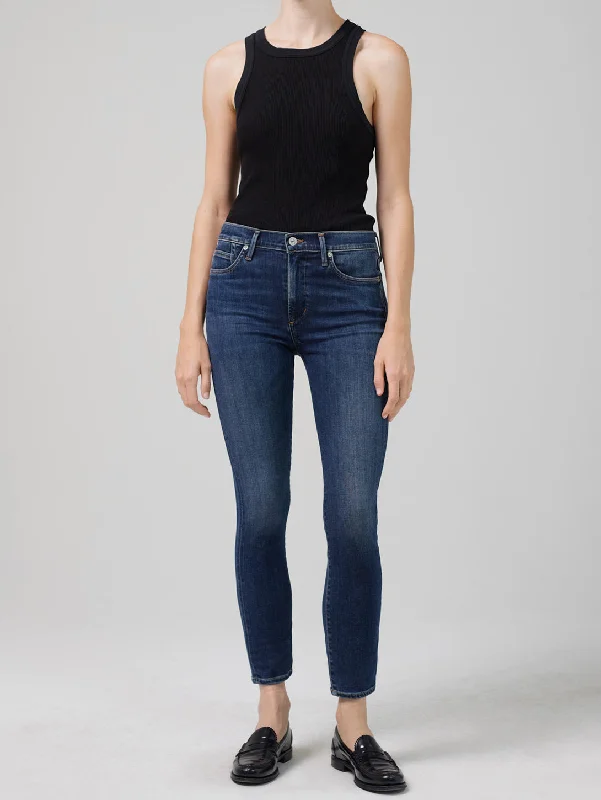 Rocket Mid Rise Skinny Jean - Morella Stylish Shredded Denim Jeans