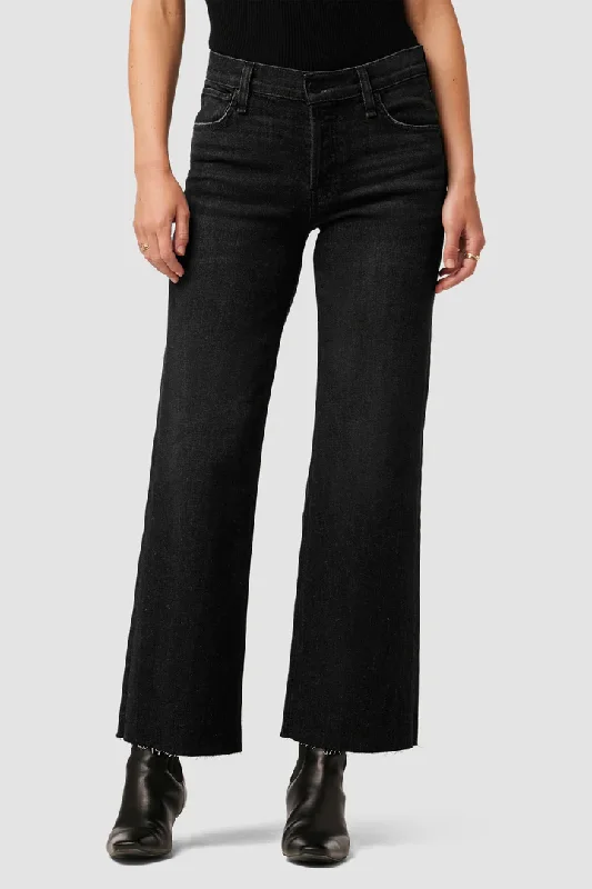 Rosie High-Rise Wide Leg Jean Comfortable Distressed Straight-Leg Jeans