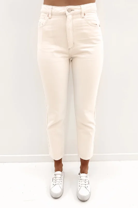 A 94 High Slim Jean Stone White Classic Slim Fit Jeans