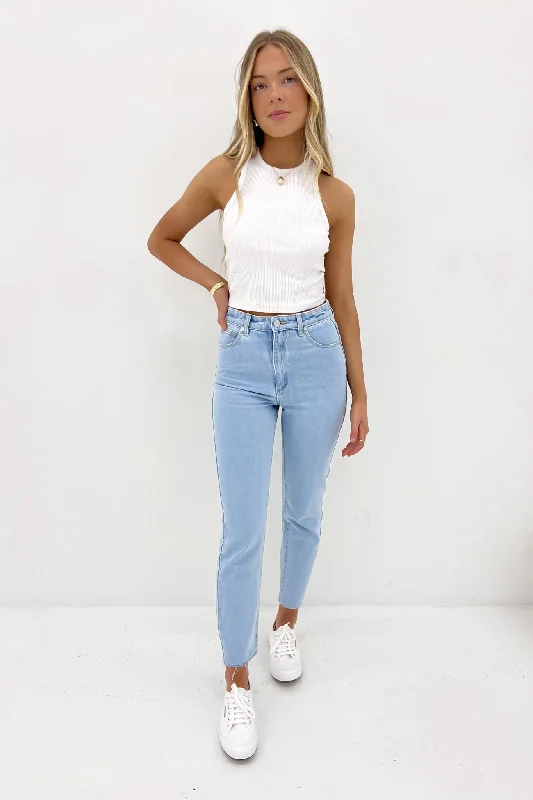 A 94 Slim Jean Kendall Casual Wide-Legged Denim Jeans