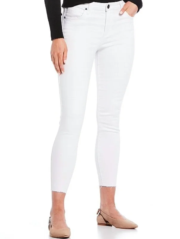 Connie High Rise Ankle Skinny Jean In White Chic Vintage-Inspired Denim Jeans