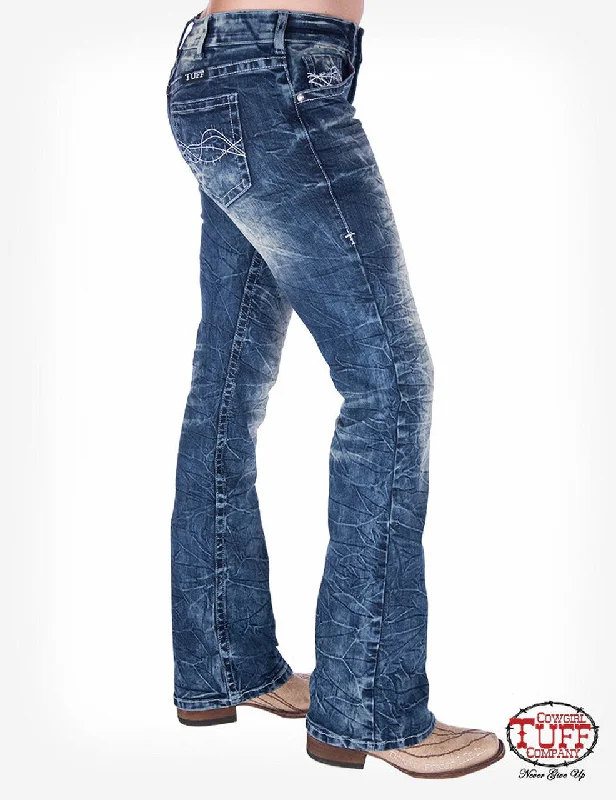 Cowgirl Tuff Good Vibes Jean Chic Cropped Jeans