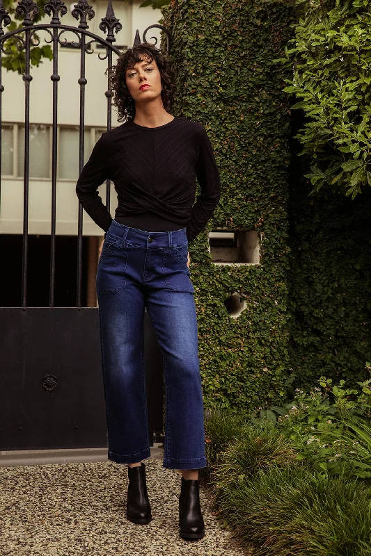 Penrith Jean | Denim Elegant Wide-Leg Jeans