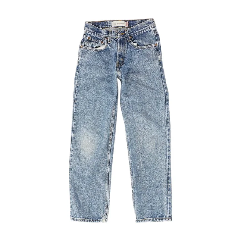 550 Solid Jeans Trendy Bootcut High-Waisted Jeans