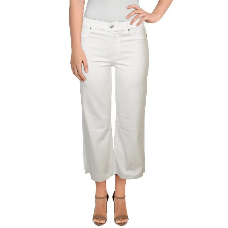 7 For All Mankind Womens Alexa Denim Cropped Ankle Jeans Comfortable Distressed Straight-Leg Jeans 7 For All Mankind Womens Alexa Denim Cropped Ankle Jeans Comfortable Distressed Straight-Leg Jeans