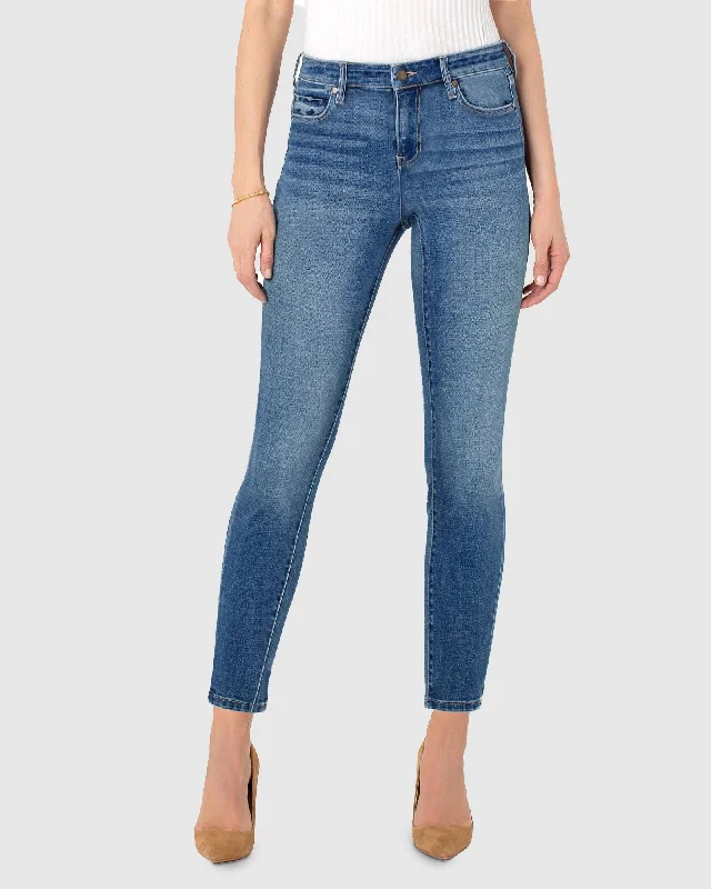 Abby Ankle Skinny Jeans Stylish Cargo Style Jeans